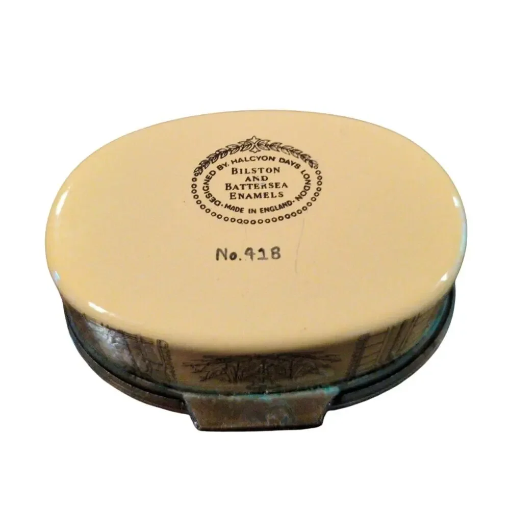 Halcyon Days Enamel Box Joseph Haydn Ltd Ed # 418 Great Composer Trinket Pill